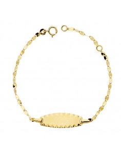 18K ESCLAVA NIÑA 14CM. 1.25GR.