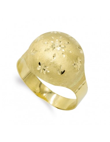 18K SORTIJA ORO AMARILLO MOTIVO REDONDO LAPIDADA. ANCHO: 16MM. ALTO: 7MM