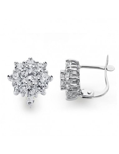 18K PENDIENTES ORO BLANCO CUAJO CATALAN 10X10 M
