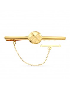 18K PISACORBATA CLIP DE CORBATA ORO AMARILLO GOLF 55X14 MM