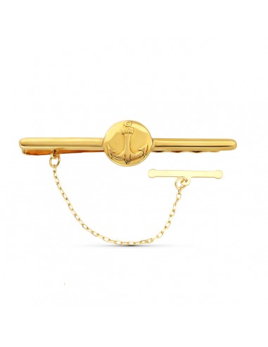 18K PISACORBATA CLIP DE CORBATA ORO AMARILLO ANCLA 55X12 MM