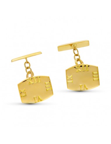 18K GEMELOS ORO AMARILLO BARRILETE 16X13 MM