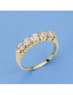 QUINTILLO ORO AMARILLO CABALLERO 4 MM