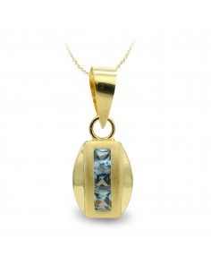 18K COLGANTE ORO AMARILLO COMUNION CON CIRCONITAS