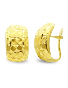 18K PENDIENTES ORO AMARILLO LAPIDADOS CIERRE CATALAN