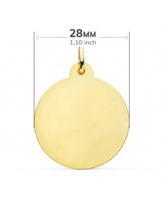 18K MEDALLA VIRGEN DEL CARMEN BISEL 28 MM 6,20 GRS. 2