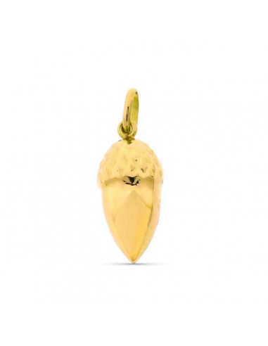 18K COLGANTE ORO AMARILLO BELLOTA 14X6 MM