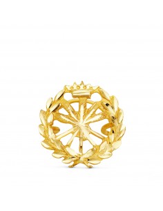18K INSIGNIA ORO AMARILLO INGENIERO AGRONOMO. 15 X 15 MM