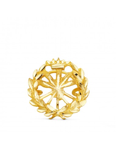 18K INSIGNIA ORO AMARILLO INGENIERO AGRONOMO. 15 X 15 MM