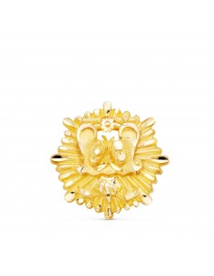 18K INSIGNIA ORO AMARILLO ASESOR FISCAL. 17 X 16 MM
