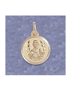 18K VIRGEN DEL CARMEN HELICE 18MM. 2,35 GRS.