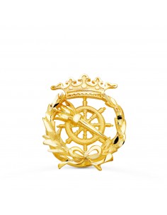 18K INSIGNIA ORO AMARILLO CIENCIAS POLITICAS  17 X 14 MM