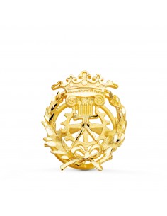 18K INSIGNIA ORO AMARILLO DELINEANTE 17 X 14 MM
