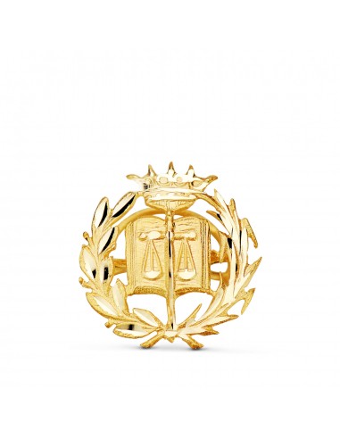 18K INSIGNIA ORO AMARILLO DERECHO. 18 X 17 MM