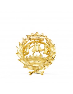 18K INSIGNIA ORO AMARILLO CIENCIAS ECONOMICAS 18 X 17 MM