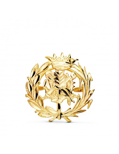 18K INSIGNIA ORO AMARILLO CIENCIAS EMPRESARIALES. 16 X 16 MM