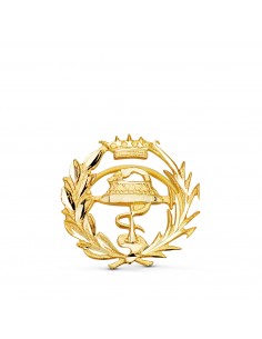 18K INSIGNIA ORO AMARILLO FARMACIA. 15 X 15 MM