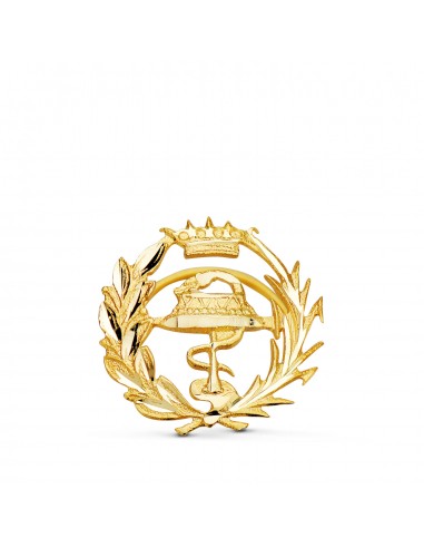18K INSIGNIA ORO AMARILLO FARMACIA. 15 X 15 MM