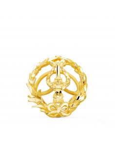 18K INSIGNIA ORO AMARILLO MUSICO 16 X 14 MM