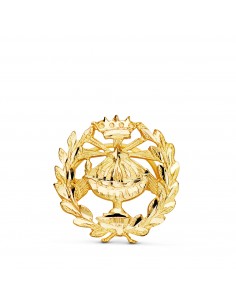 18K INSIGNIA ORO AMARILLO QUIMICA. 15 X 15 MM