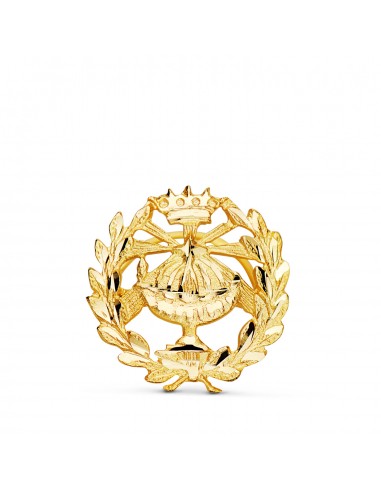 18K INSIGNIA ORO AMARILLO QUIMICA. 15 X 15 MM