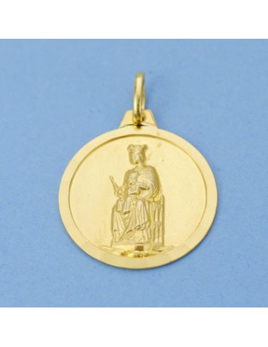 18K MEDALLA VIRGEN DE LA MERCED 20 MM