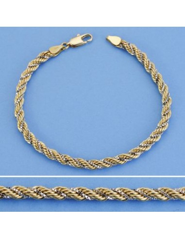 18K PULSERA CORDON. 19 CM. 4 MM. 6.65 GRS.