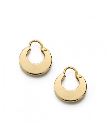 18K AROS ORO AMARILLO MANCHEGAS . 11 MM LISAS.