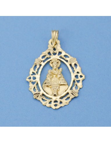 18K VIRGEN DE COVADONGA. 29 X 21 MM. 2.50 GRS.