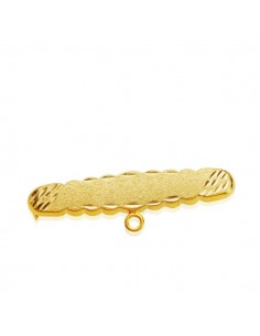 9K ALFILER ORO AMARILLO BEBE 30X8 MM