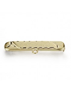 9K ALFILER BEBE ORO AMARILLO TALLADO  29X5MM