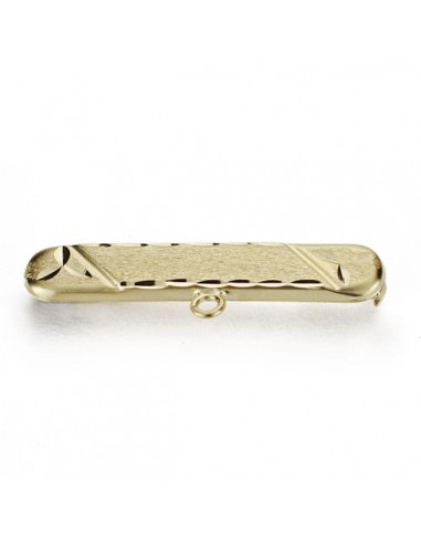 9K ALFILER BEBE ORO AMARILLO TALLADO  29X5MM