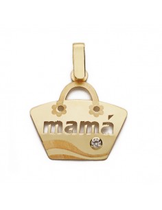 9K COLGANTE ORO AMARILLO MADRE. 19X19 MM