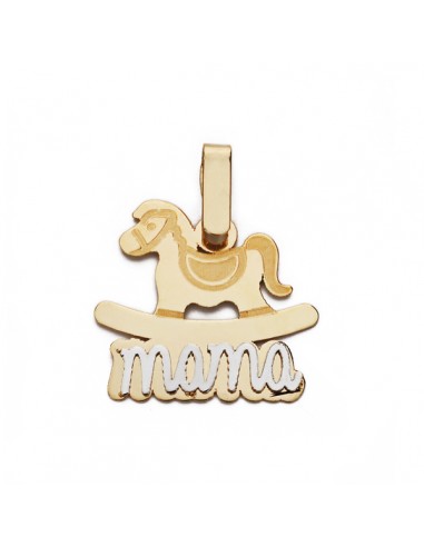 9K COLGANTE ORO AMARILLO MADRE. 17X16 MM