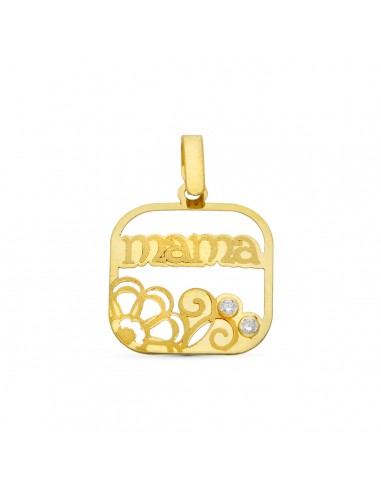 9K COLGANTE ORO AMARILLO MADRE. 21X18 MM