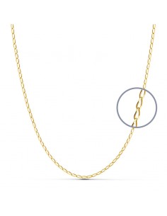 18K CADENA BILBAO 40 CM. 1.2 MM.