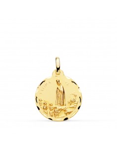 18K MEDALLA VIRGEN DE FATIMA 18 MM