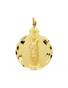 18K MEDALLA VIRGEN DE LA ALMUDENA 20 MM