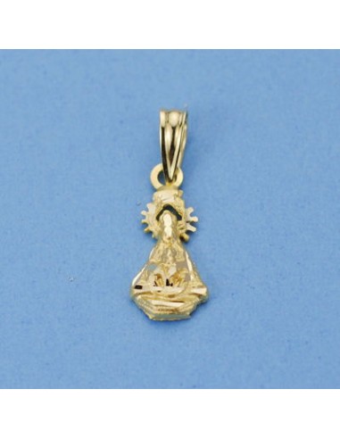 18K MEDALLA VIRGEN DE TISCAR 16 X 7 MM