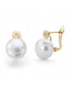 9K PENDIENTES PERLA 14X9 MMCATALAN