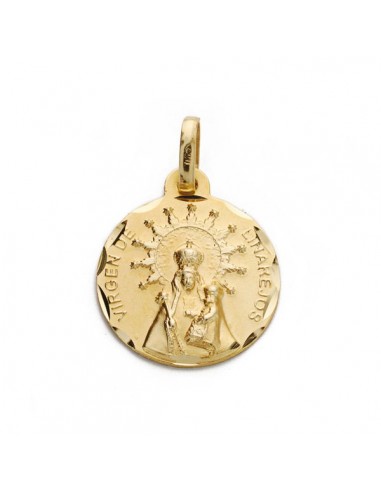 18K MEDALLA VIRGEN DE LINAREJOS 16 MM