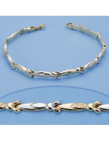 18K PULSERA ESTAMPACION. 4.75 GRS. 18,5 CM