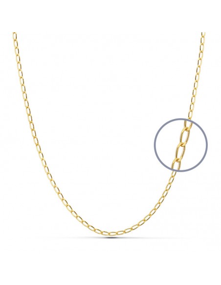 18K CADENA BILBAO 50 CM. 1.8 MM. 4.15 GRS.@