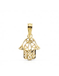 9K COLGANTE MANO DE FATIMA ORO AMARILLO 9K 14X11 MM