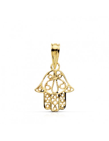 9K COLGANTE MANO DE FATIMA ORO AMARILLO 9K 14X11 MM