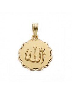 18K MEDALLA ALA ES GRANDE 16 MM
