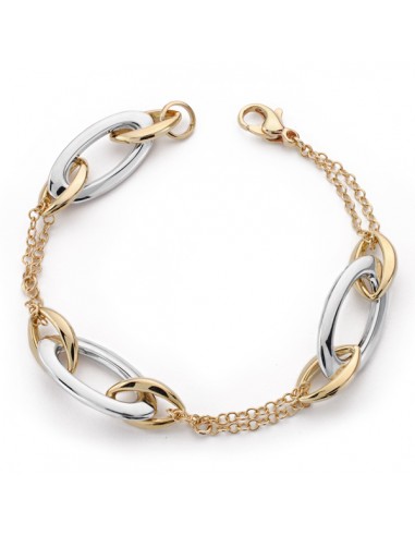9K PULSERA ORO AMARILLO HUECA 19.5CM