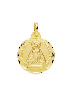 18K MEDALLA VIRGEN DE LA CABEZA DE ZUJAR 18 MM