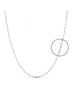 18K CADENA ORO BLANCO 40 CM. 1.5 MM.