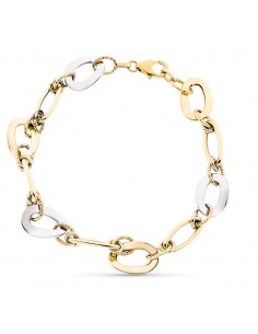 9K PULSERA ORO AMARILLO HUECA 20.5 CM